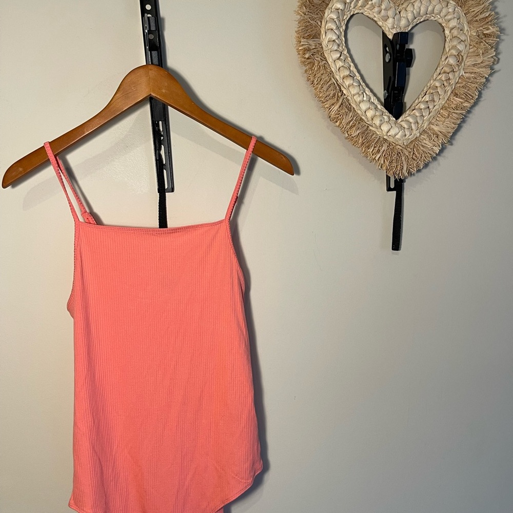 NWT Women's spaghetti strap bodysuit - wild fable™ Vibrant Pink - Picture 4 of 5